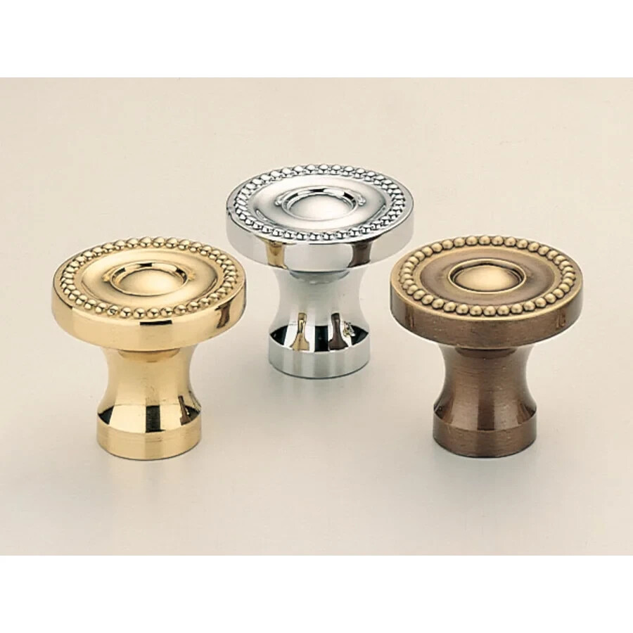 Omnia Cabinet Drawer Pull Knobs ~ Polished Chrome ~ 9 Piece ~ New in Pkg.