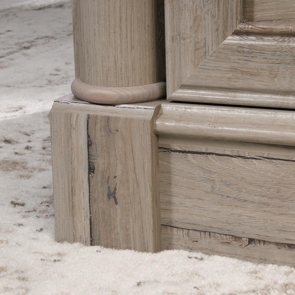 Palladia Executive Desk, Split Oak finish