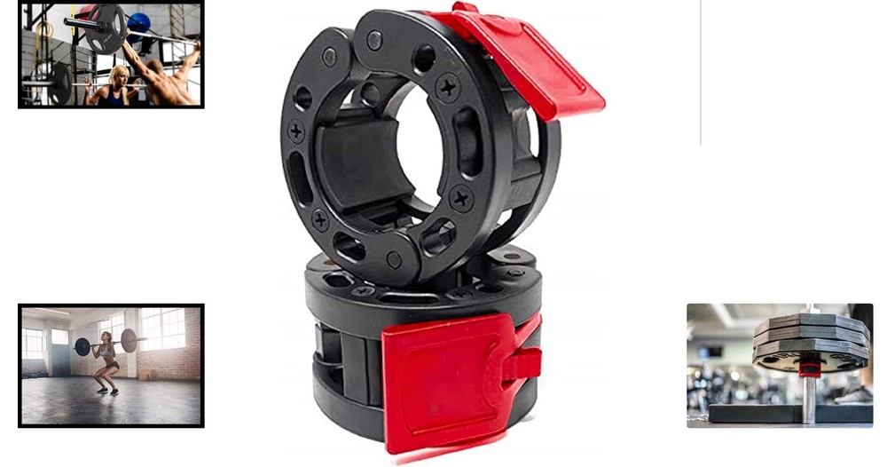 High-Performance Quick Release Barbell Collars for 2-Inch Weight Training