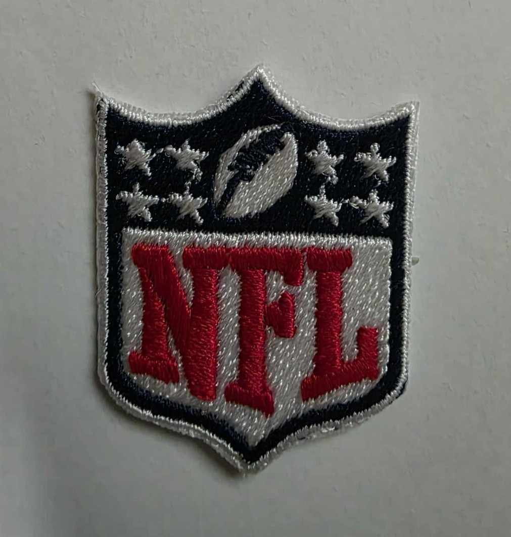 NFL 8 Star Football Logo 1.75-Inch Iron-On Embroidered Patch