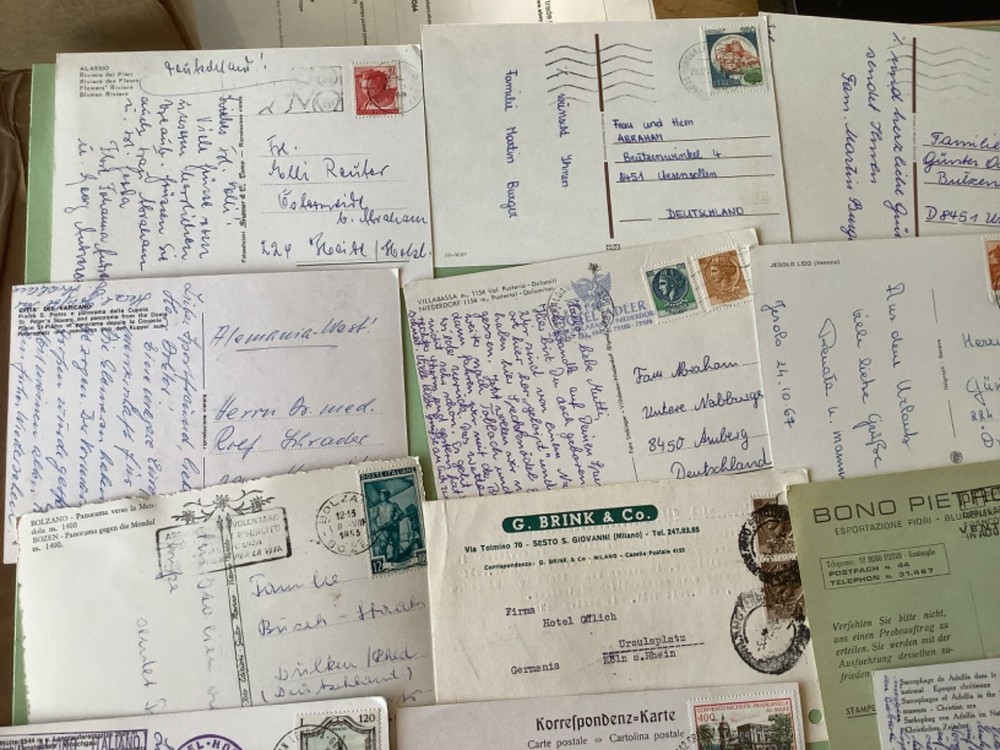 Italy collection postal postcards 20 items Ref A2043