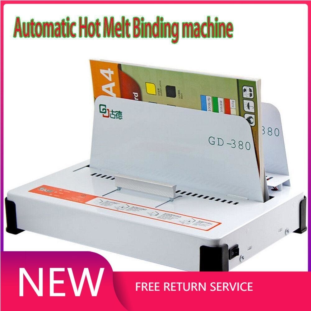 GD380 Automatic Hot Melt Binding machine A3 A4 A5 Book Envelope