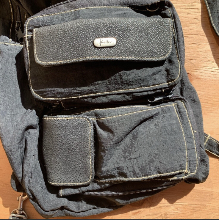 Vintage KOLTOV collapsible packable mini backpack