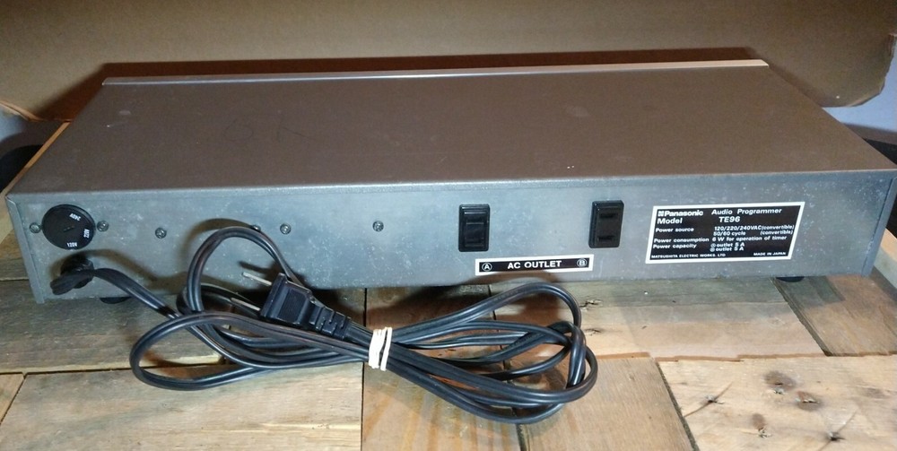 Panasonic TE96 Quartz Audio Programmer TESTED WORKS
