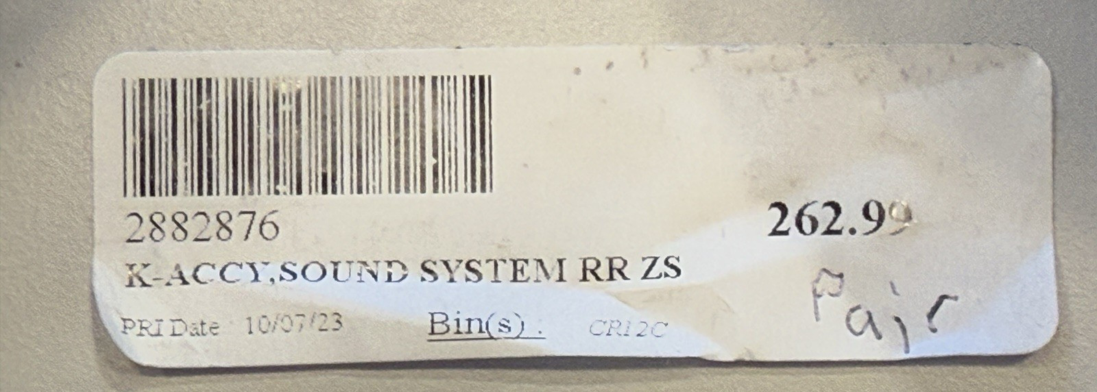 NEW 2018-2023 Polaris Ranger 1000 Crew XP 2 6.5" Rear Overhead Speakers 2882876