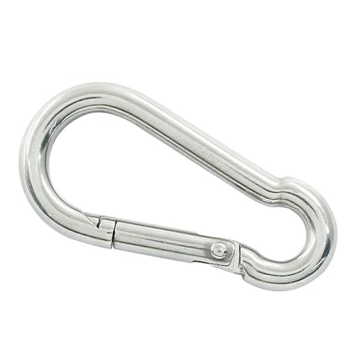 4Pack 2 inch Flag Pole Snap Clip Hooks Flagpole Attachment Spring Snap 2 Inch
