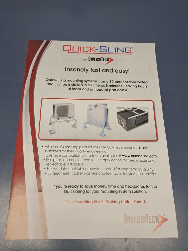 Diversitech Quick Sling QSMS1201 12" Mini Split AC Condenser Stand