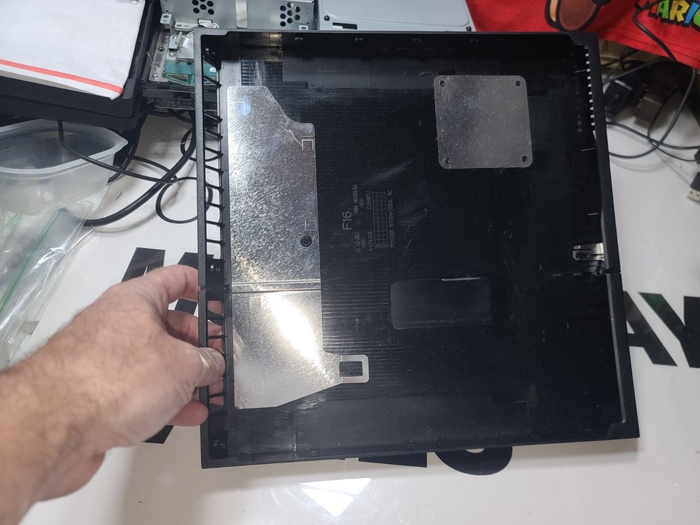 PlayStation 4 CUH-1001A Labeled EMPTY Bottom Case Shell w/Eject Button-Just OK