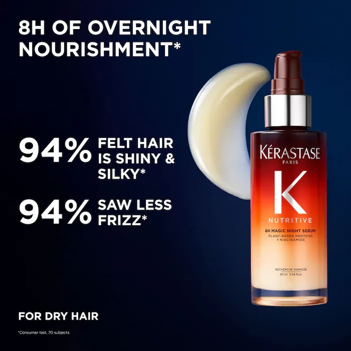 Kérastase Mini Nutritive 8H Magic Night Serum Hydrating Treatment Dry Hair 1 oz