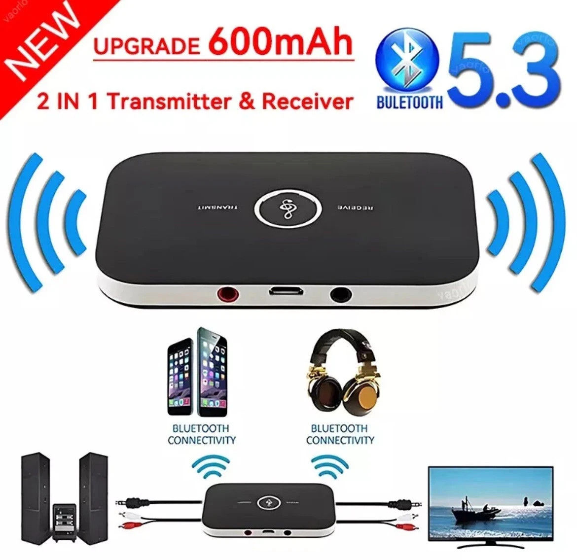 Lot 2 in 1 Bluetooth Adapter for Bose Wave Music System II III IV AWRCC1, AWRCC2