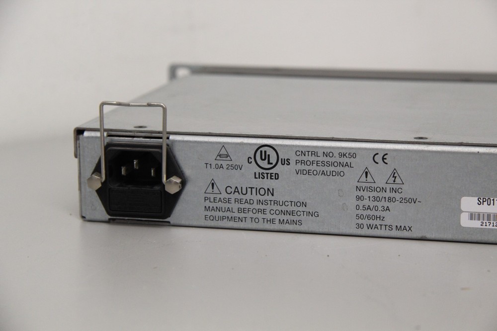 Miranda Nvision Rack Mount Router Control Panel NV9603A