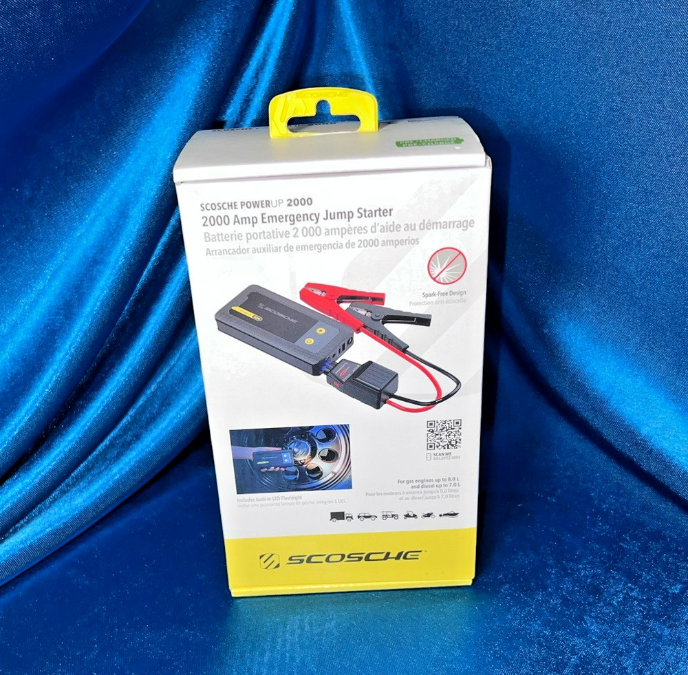 Scosche PowerUp 2000 Amp Emergency Jump Starter - PBJ2000