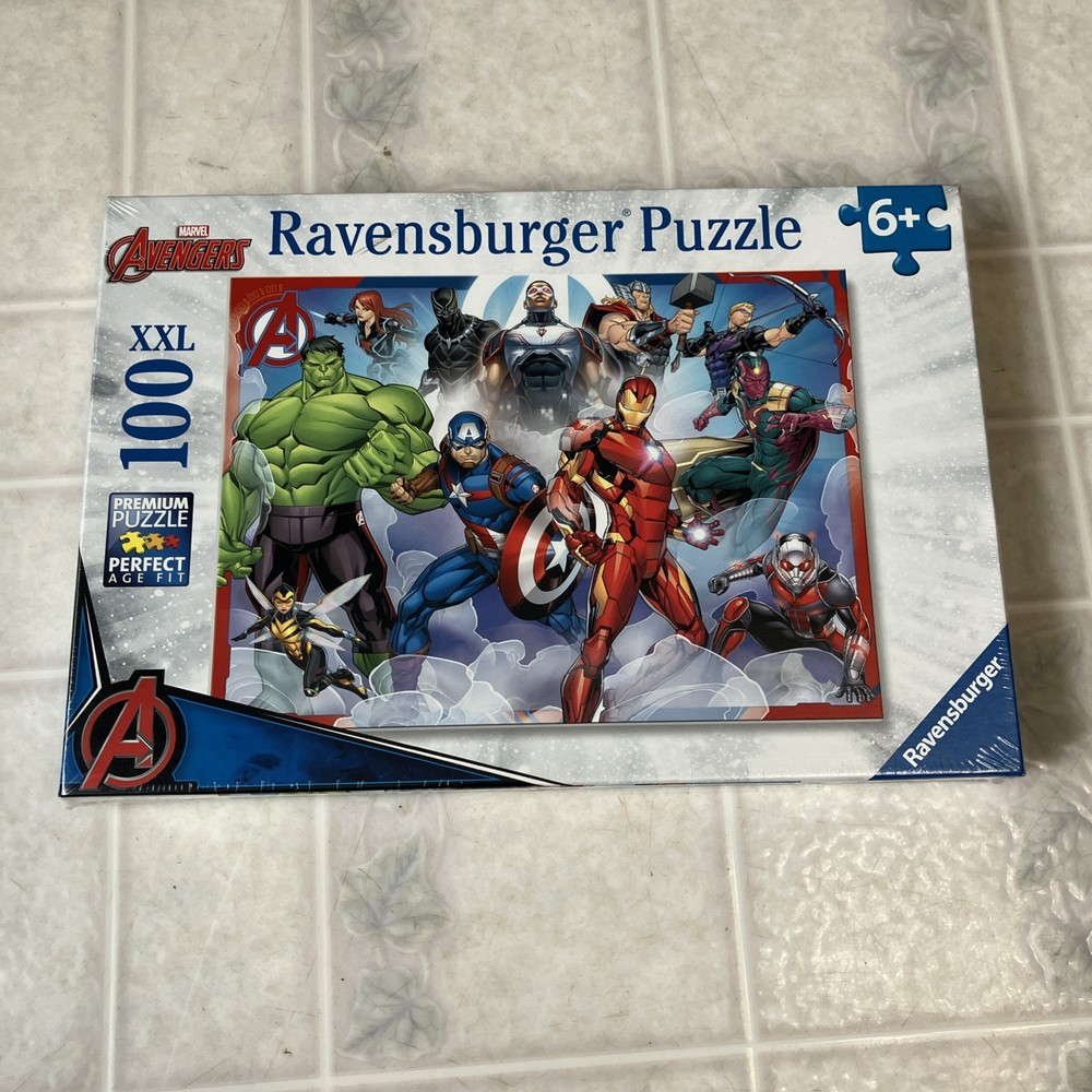 Sealed Ravensburger puzzle 100 XXL Marvel Avengers Perfect age Fit
