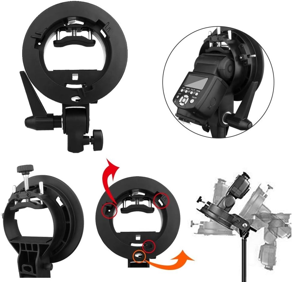 Godox 24"x 24" Foldable Universal Softbox with S-Type Speedlite Bracket