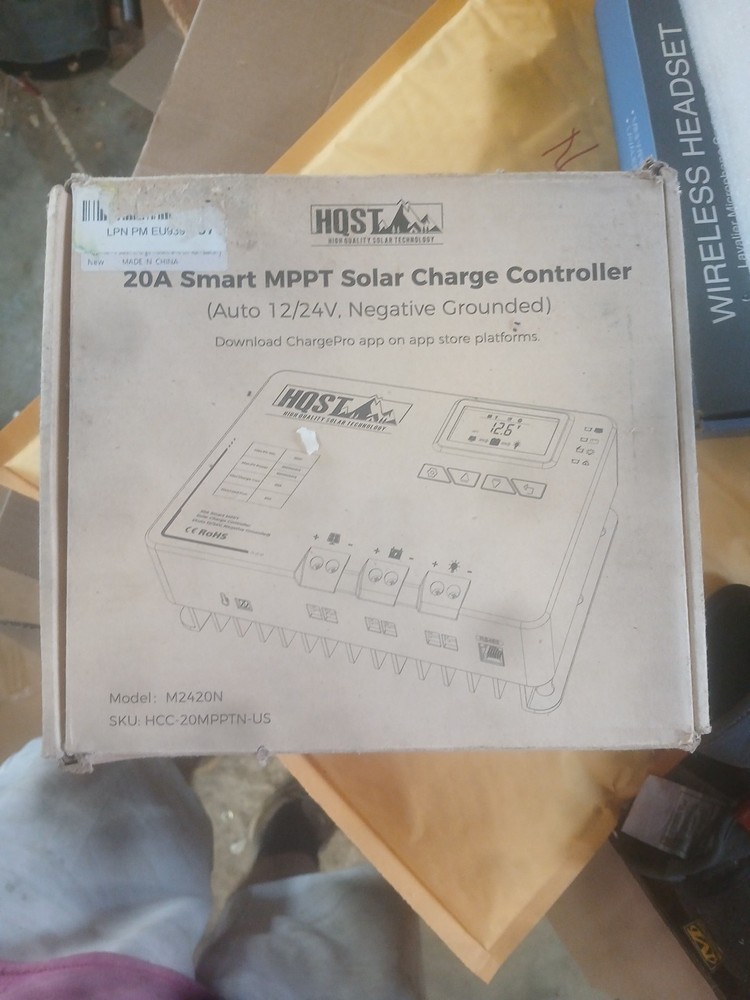 HQST 20A Smart MPPT Solar Charge Controller