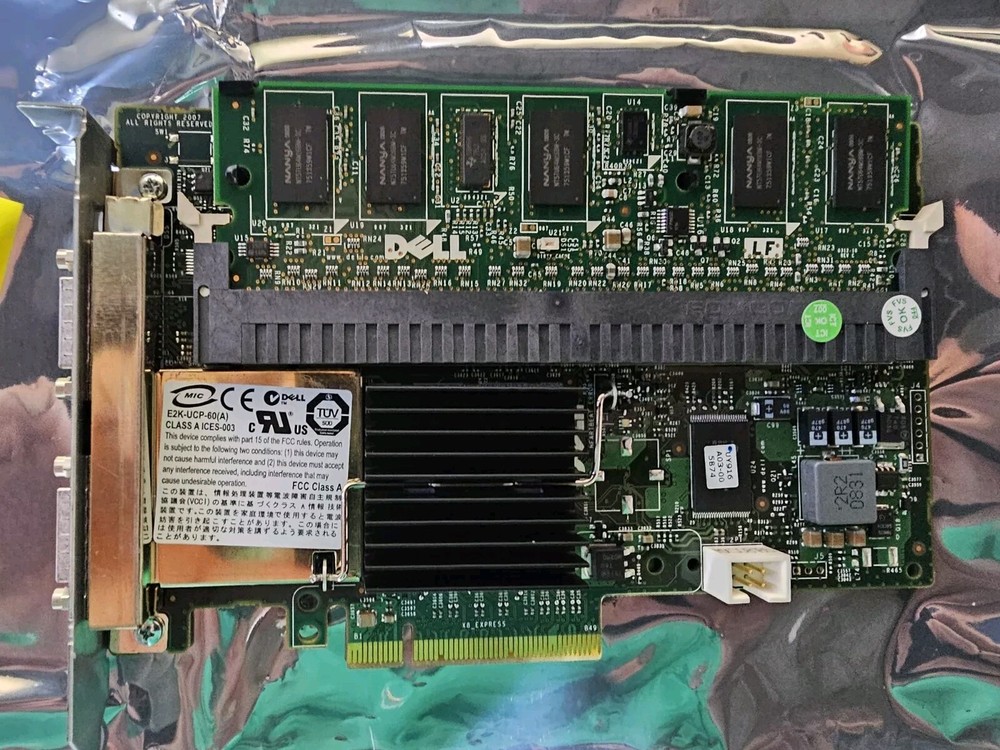 Raid Controller Dell 0FY374 Perc 6/E 512MB SAS NEW. #z44