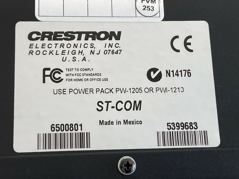 Shelf5: Crestron ST- COM Control Port Module