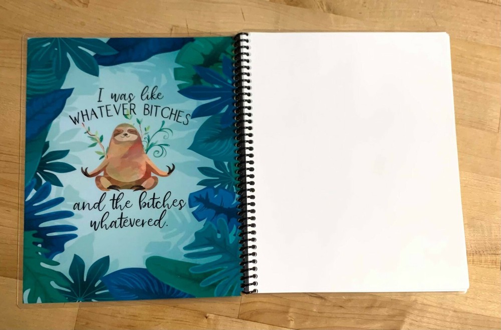 Sketch Book Journal - Sloth 'Whatever'