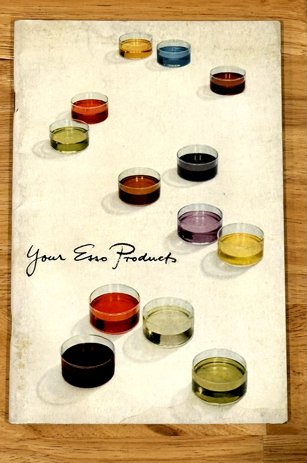 Vtg Rare 1955 Esso Standard Oil "Your Esso Products" Employee Products Booklet