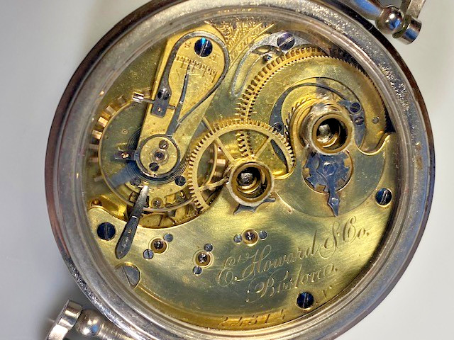 1870 E. HOWARD & Co BOSTON SERIES III KEY WIND MARRIAGE/POCKET WATCH!