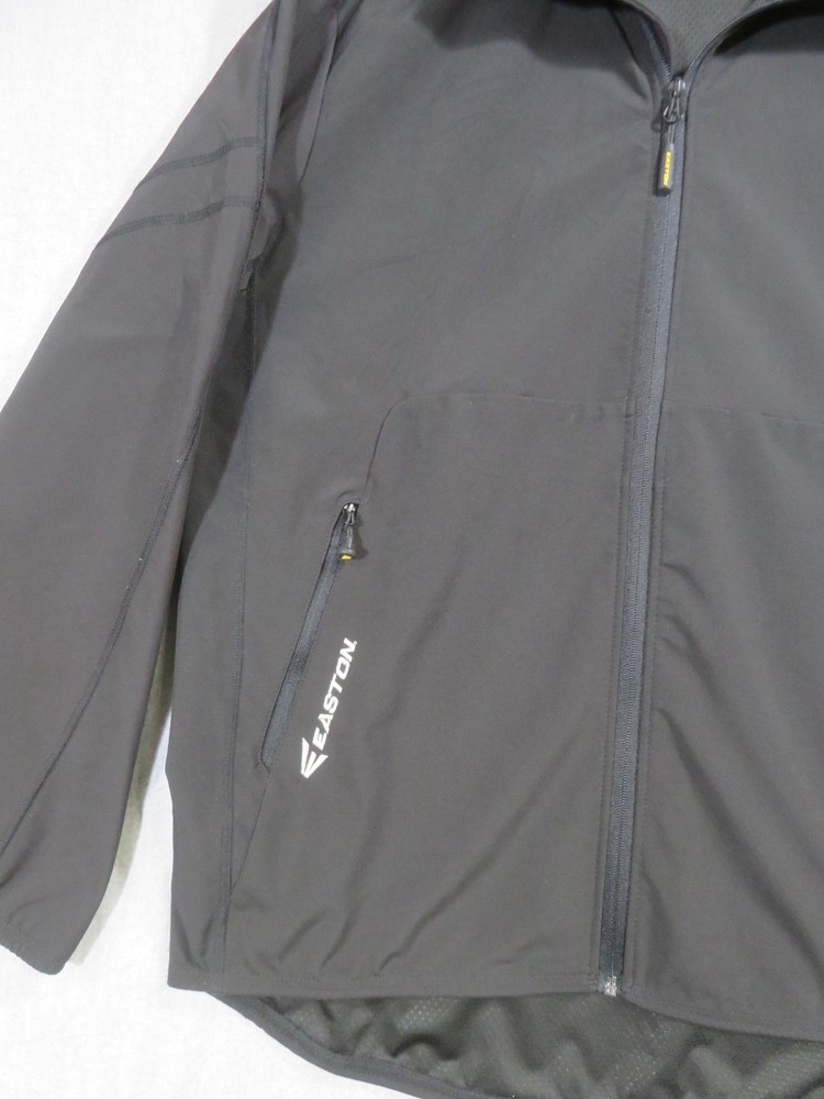 Easton Medium Jacket Black Full Zip Collar Zip Pockets