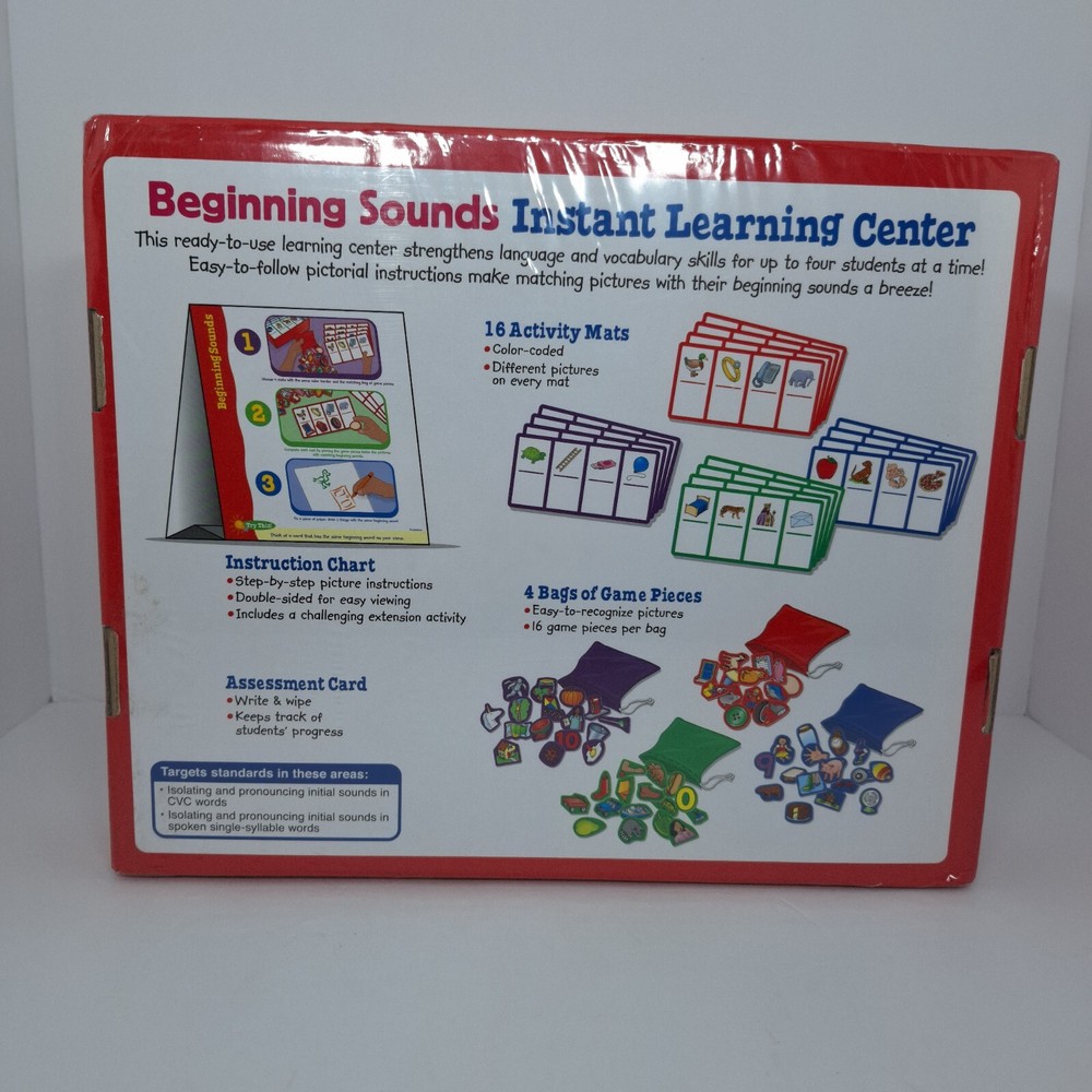 Lakeshore Learning Instant Learning Center Beginning Sounds Activity TT822
