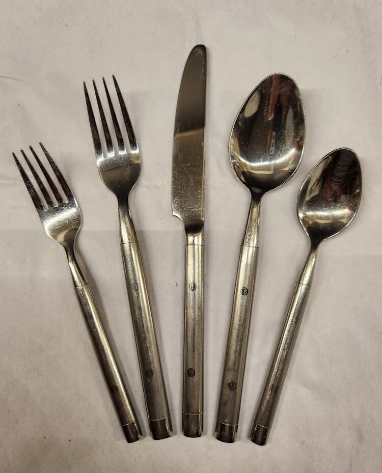 Hampton Silversmiths Stainless SHANGRILA Pattern 5 Piece Place Setting