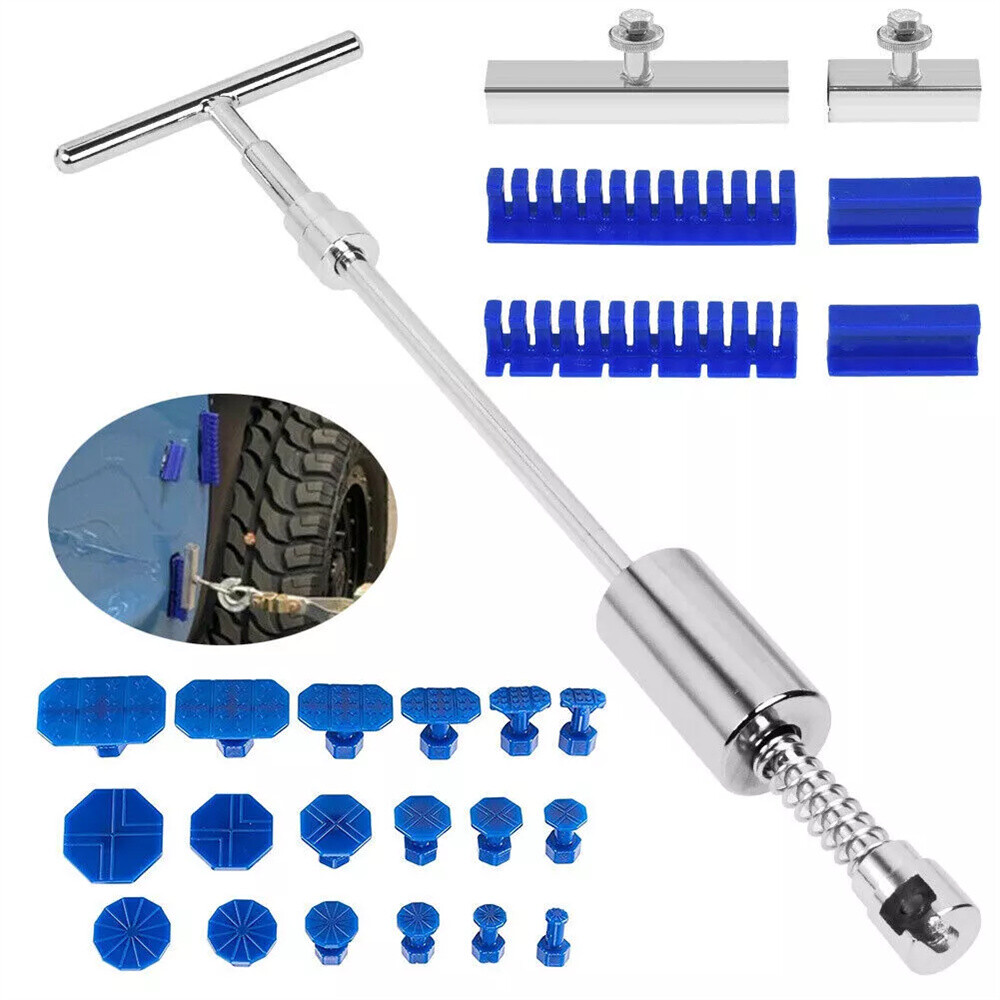 Car Body Paintless Dent Repair Tools Slide Hammer Puller Lifter Hail Removal Kit