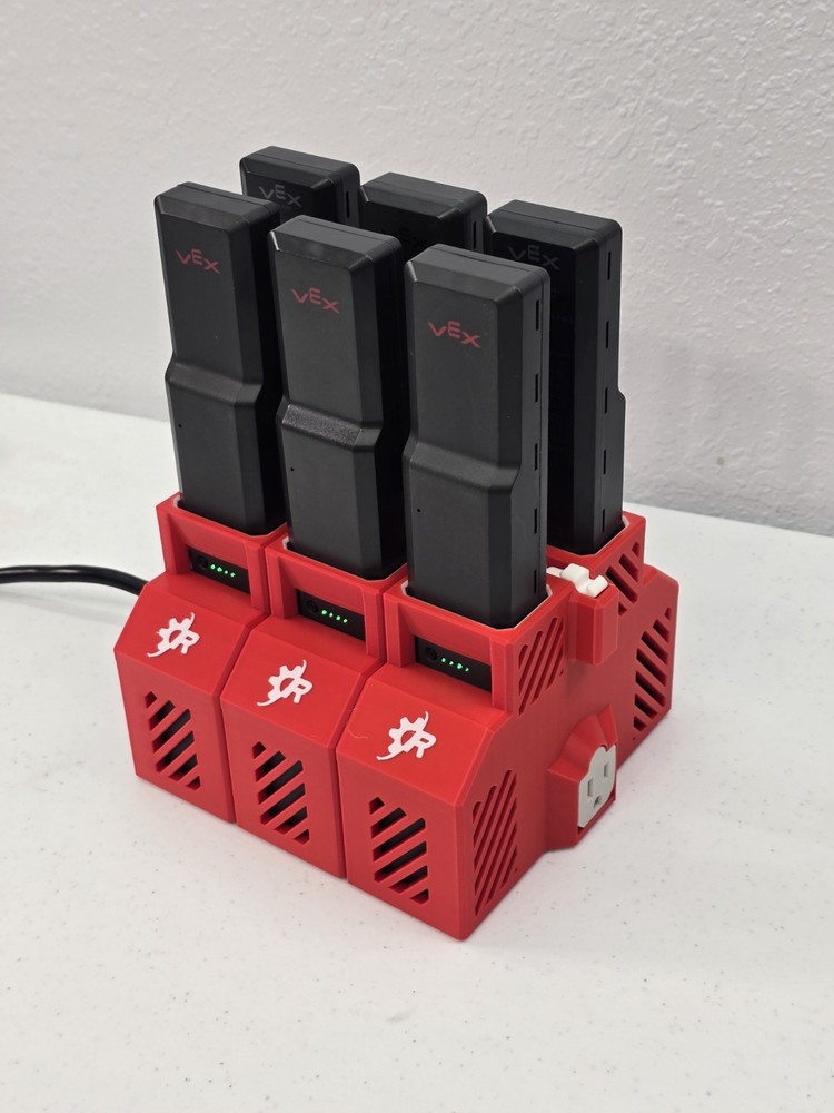 VEX V5 Battery Charging Dock (Dual) - Modular Stackable System + Power Splitter