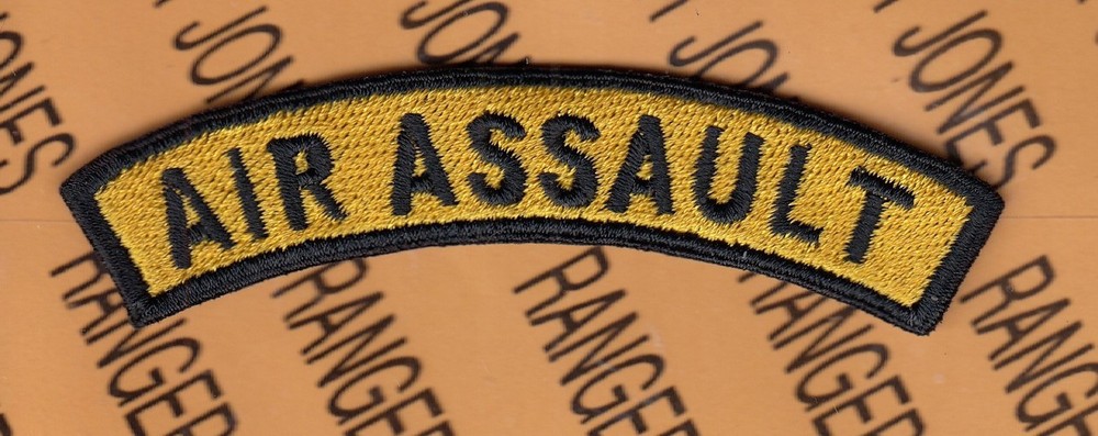 US Army 1st Cavalry Division AIR ASSAULT ~4" tab patch c/e