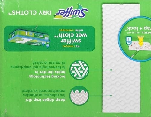 Swiffer Sweeper Dry Sweeping Pad, Multi Surface Refills for Dusters Floor Mop