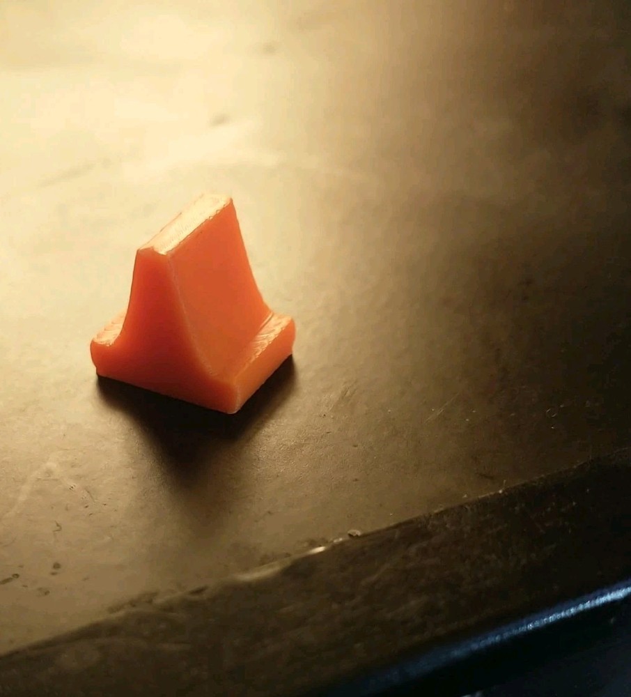Replacement knob for Code3 model 3892L6 slide switch 3d printed set of 5 orange