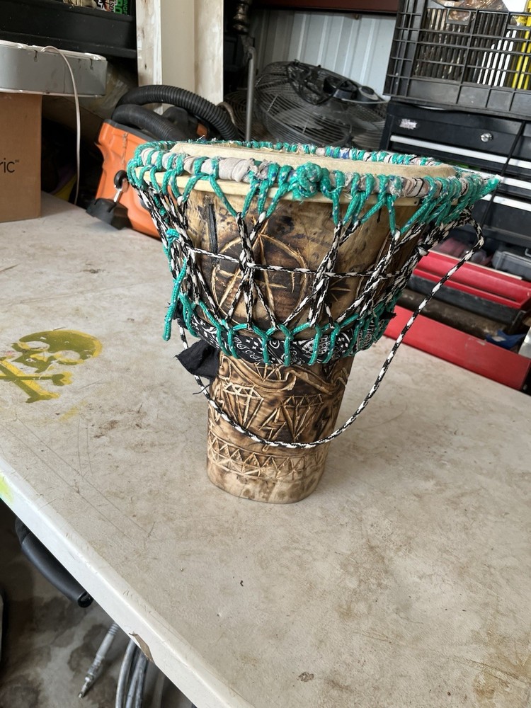 Actually Hand Made Dejembe Drum. Made From Scratch