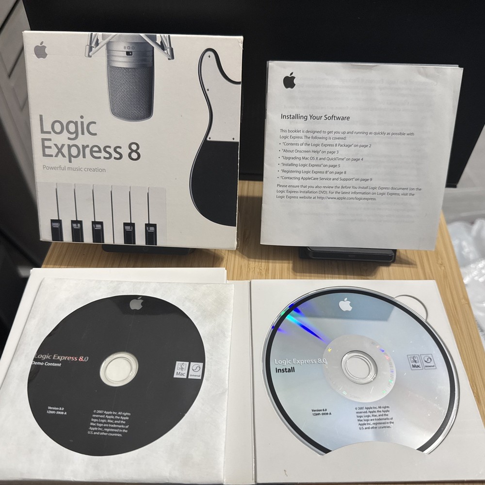 Apple Logic Express 8: Music Editing/Composing for Intel-based (Mac) retail key