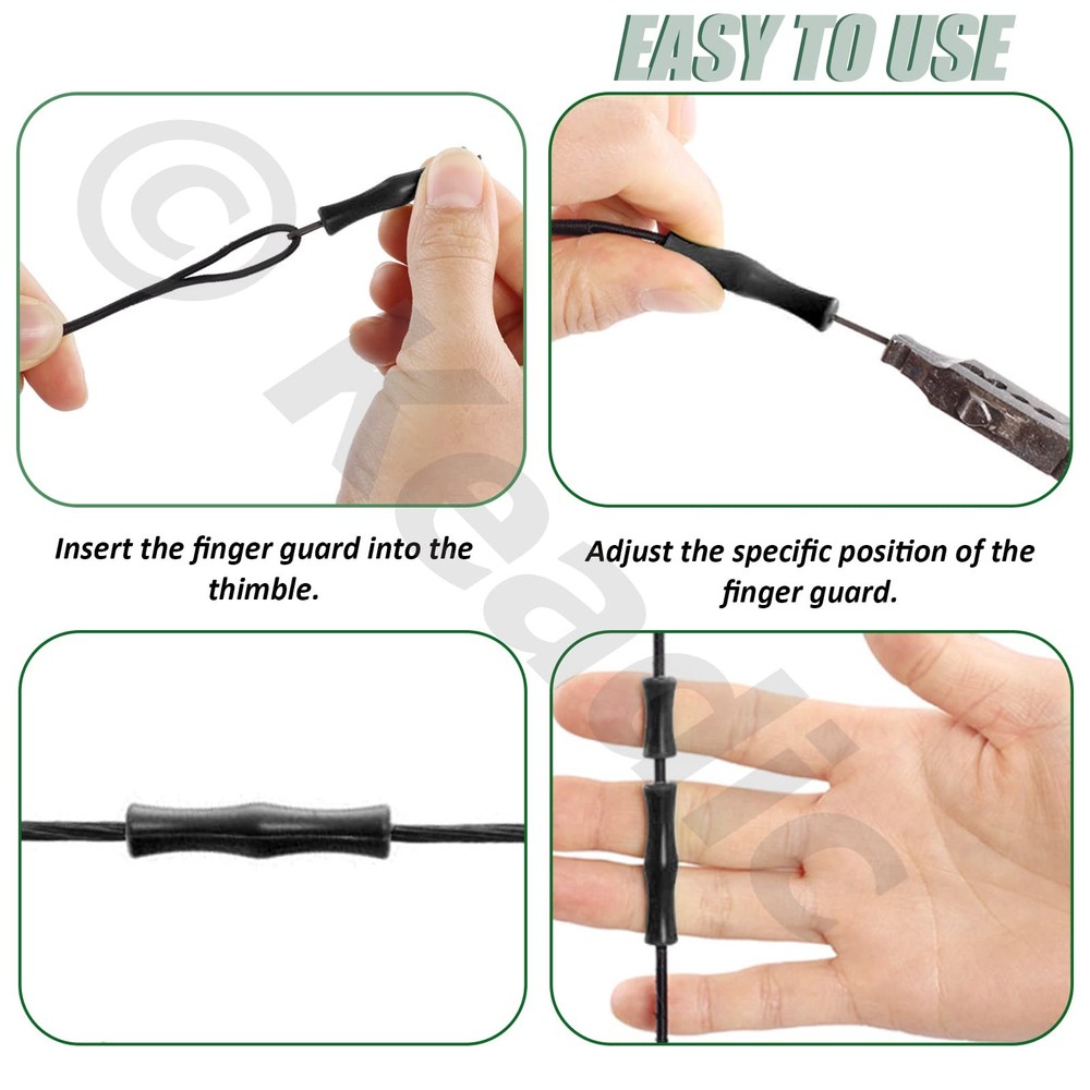 Keadic 17 Pcs Bow String Nocking Point Archery Accessories with T Shape Bow...