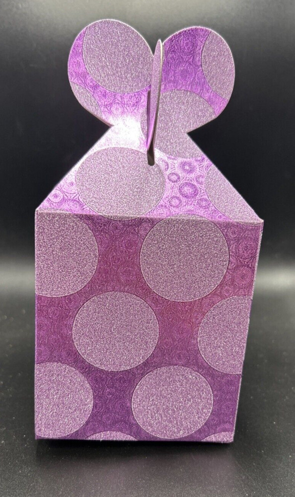 Purple Diamond Gift Boxes 4" 2 Pcs Set