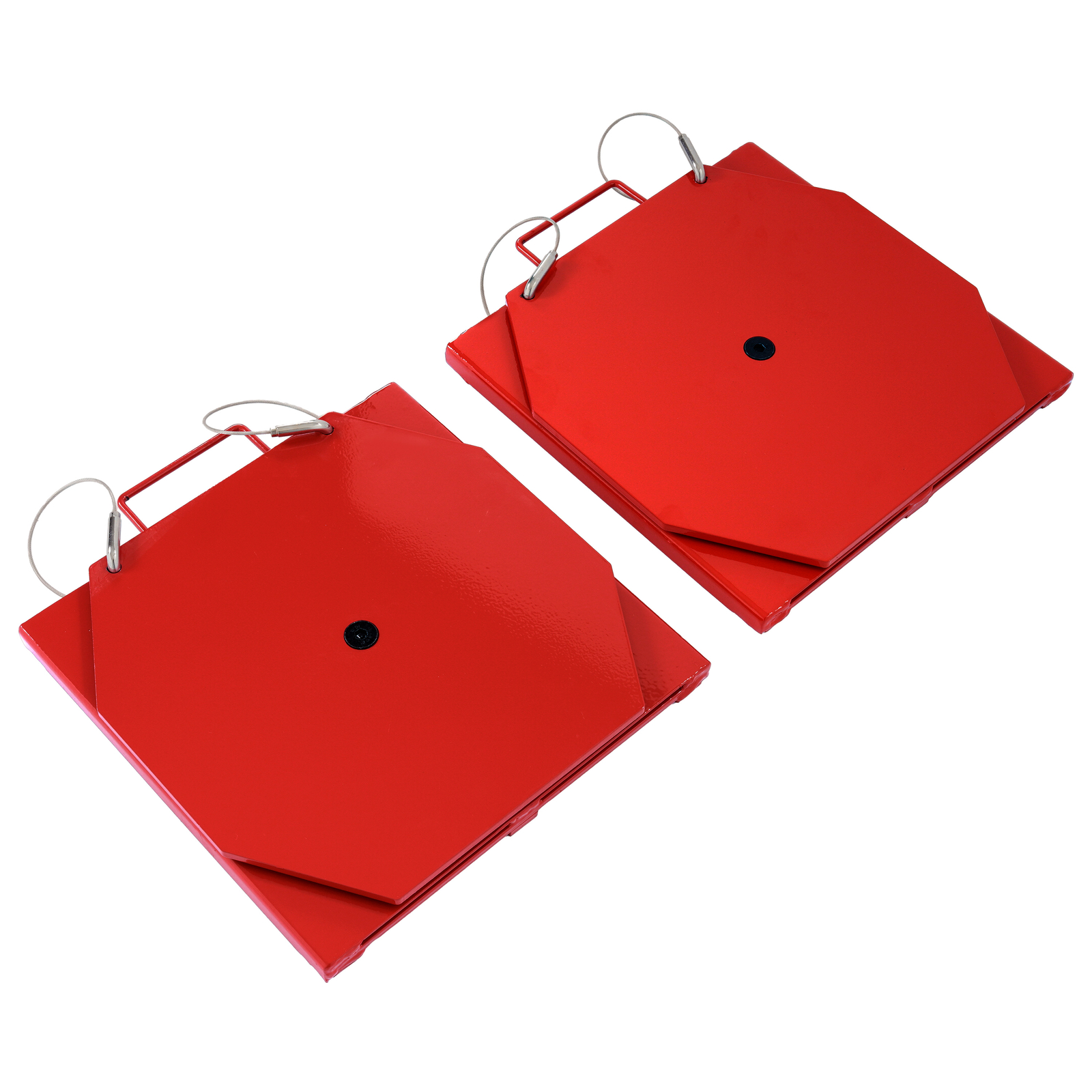 2X Wheel Front Alignment Turn Plate Set For Passenger Car Truck Turntable-Red