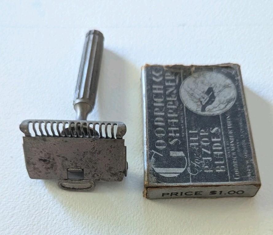 Vintage Gem Razor And Goodrich Sharpener