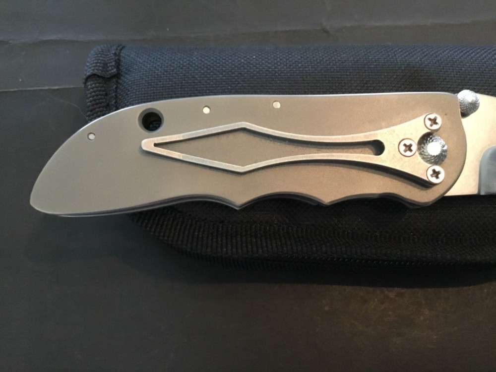 Custom Allen Elishewitz Ghost Flipper Folder Folding Knife