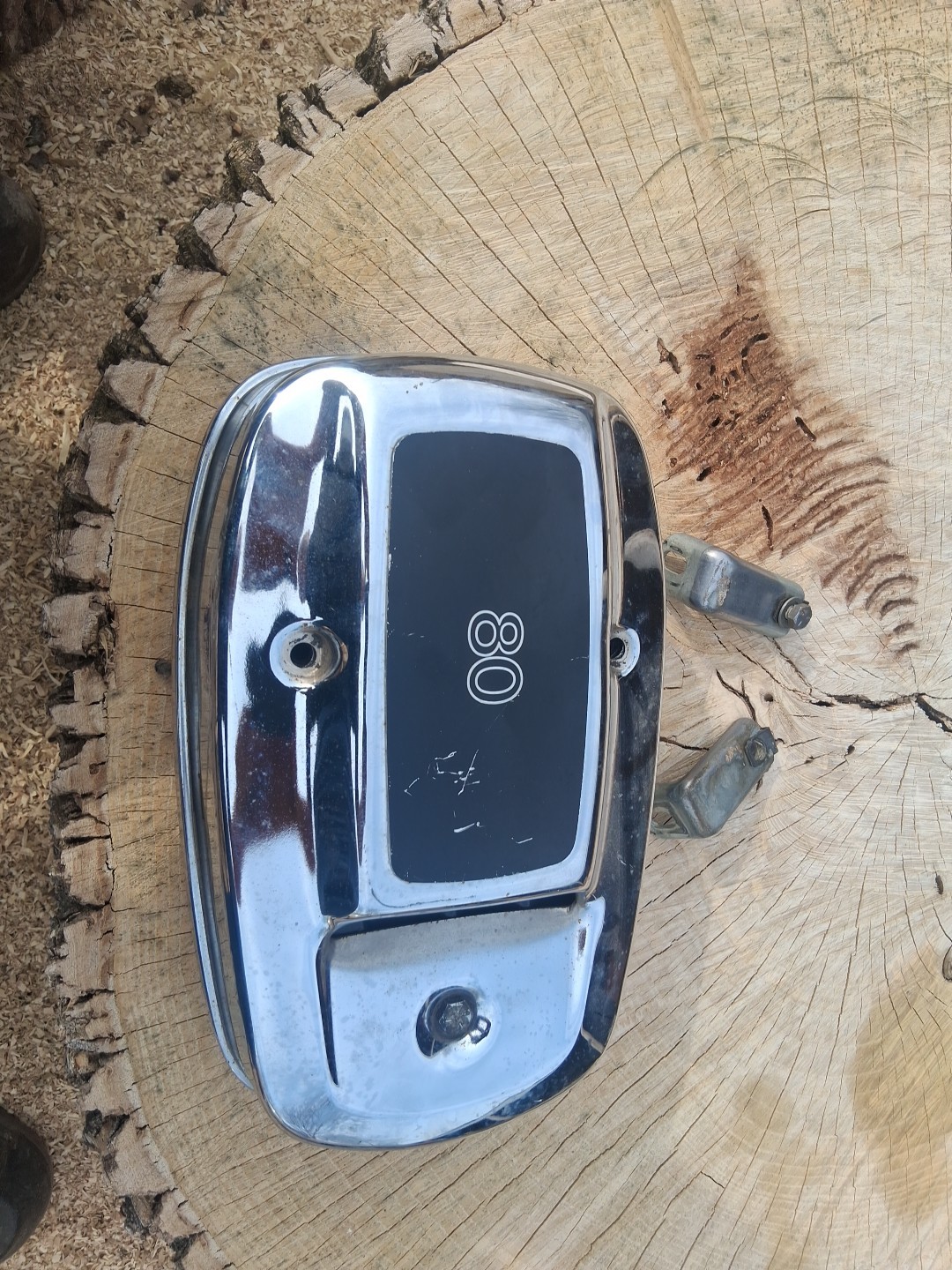 Harley Davidson Shovelhead 80 Cubic Inch Can Ham Air Cleaner With Brackets OEM