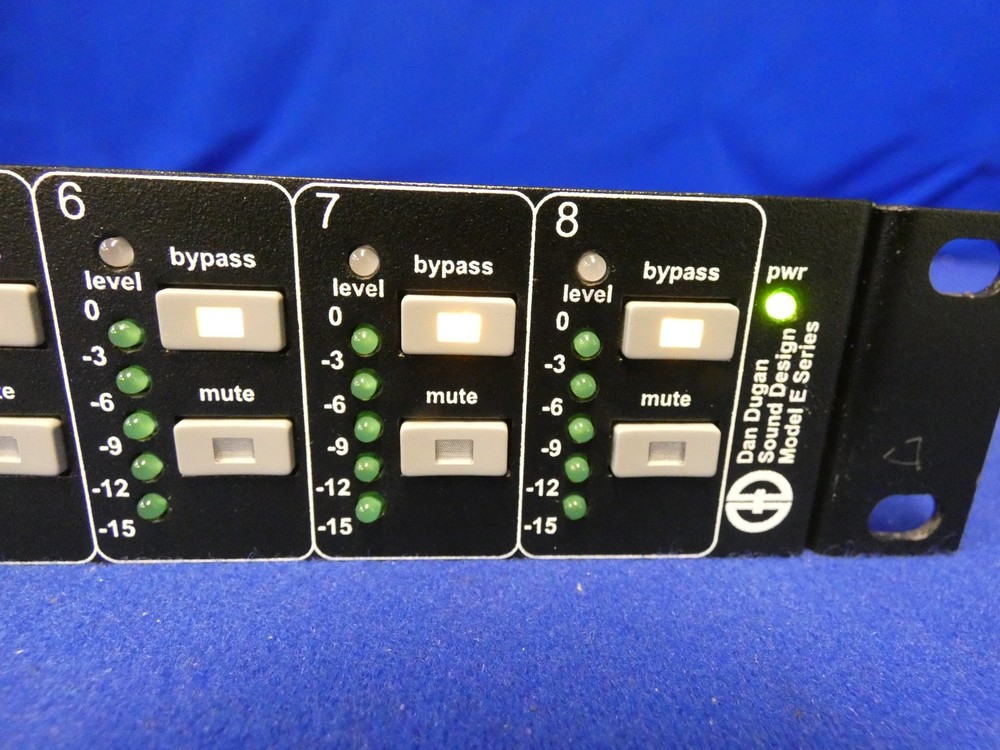 Dan Dugan Sound Design Model E-3 Automatic Mixing Controller w/Power Supply