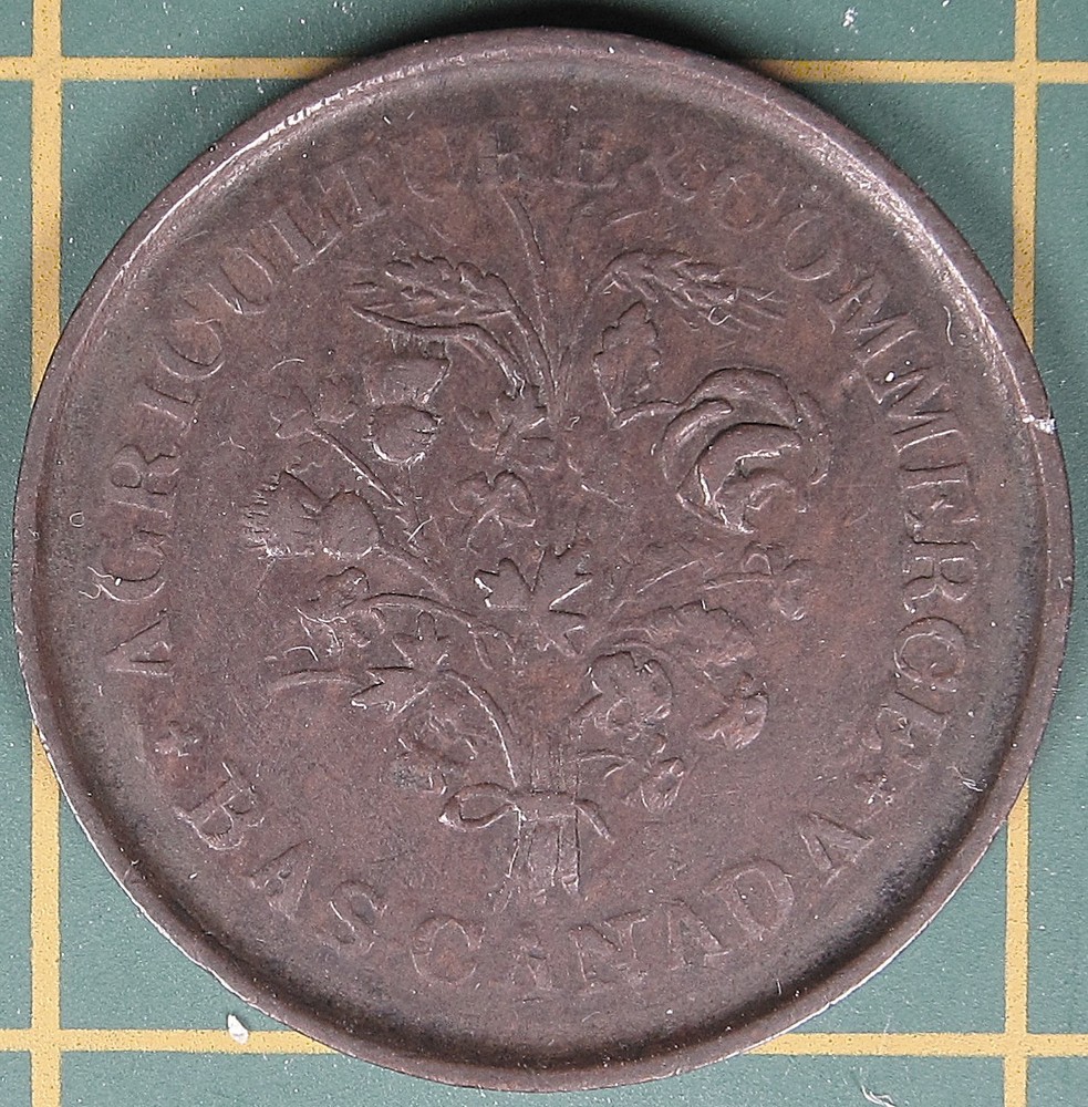 Lower Canada Un Sou token LC-24A1