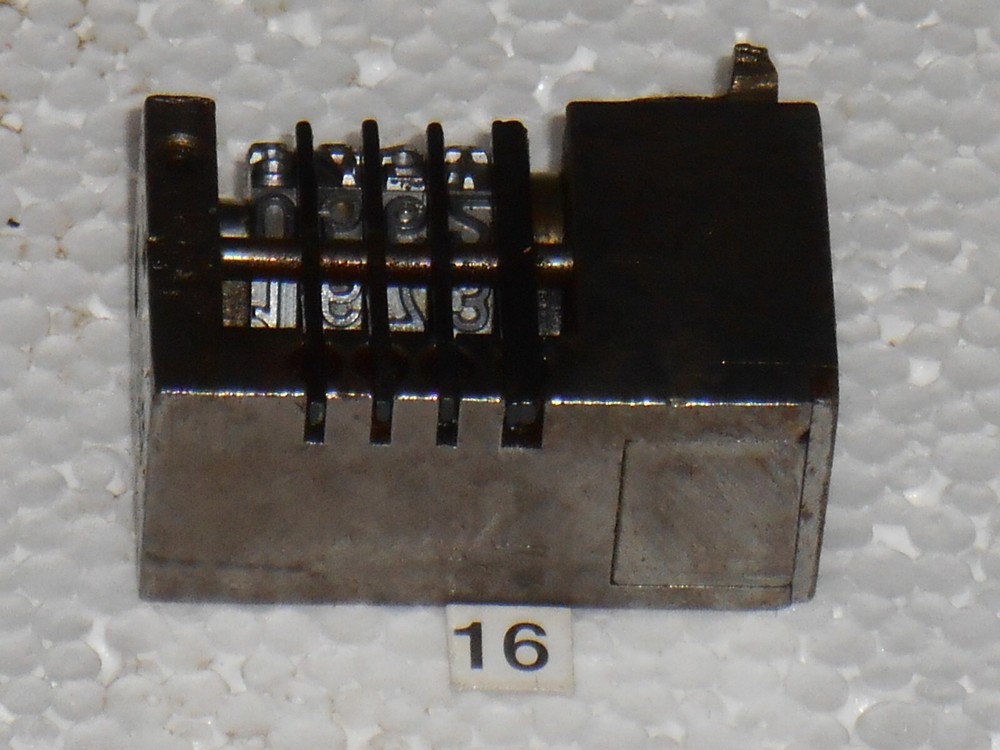 WMA Reverse Letterpress Numbering machine | 16