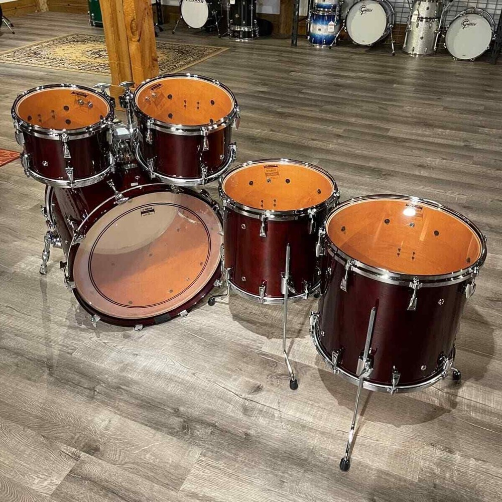 Yamaha Absolute Hybrid Maple 5pc Drum Set Classic Walnut