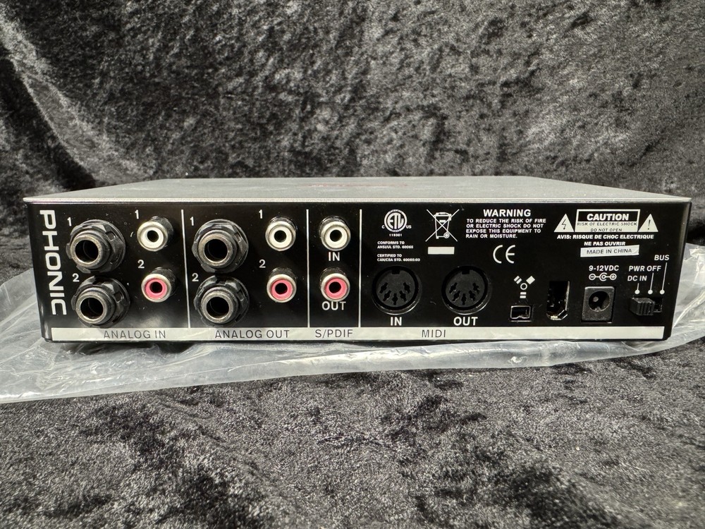 Phonic Firefly 302 Plus Portable Firewire Audio Interface T3 **NEW..!!