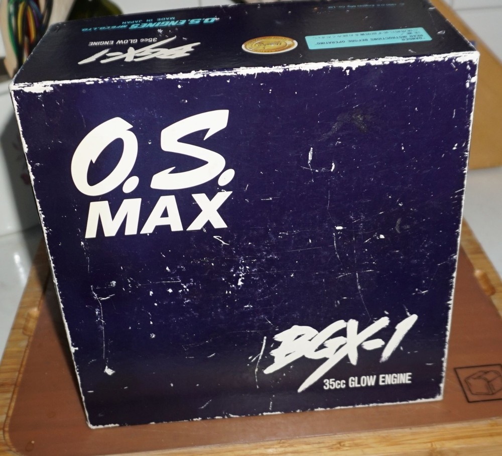 OS Max BGX-1 35 cc Model Airplane Engine, NIB