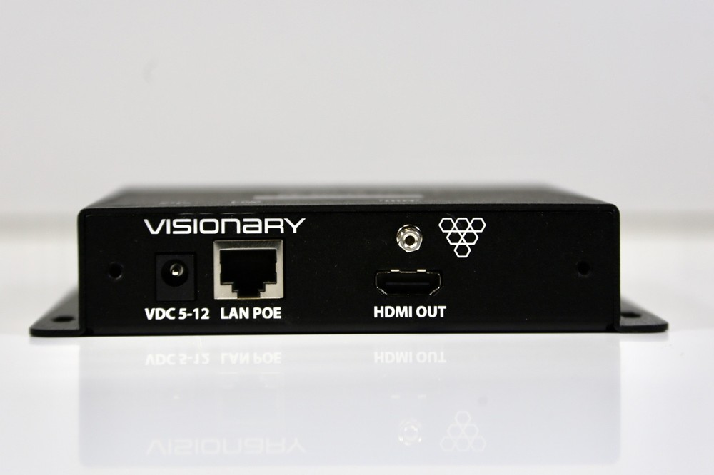 Visionary Solutions D4100 Decoder – 4K UHD Over IP Network Decoder – OPEN BOX