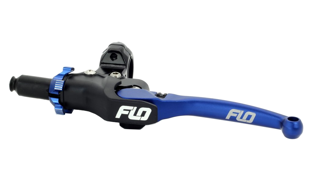 Honda Yamaha Suzuki Kawasaki Clutch lever Assembly by Flo Motorsports Blue