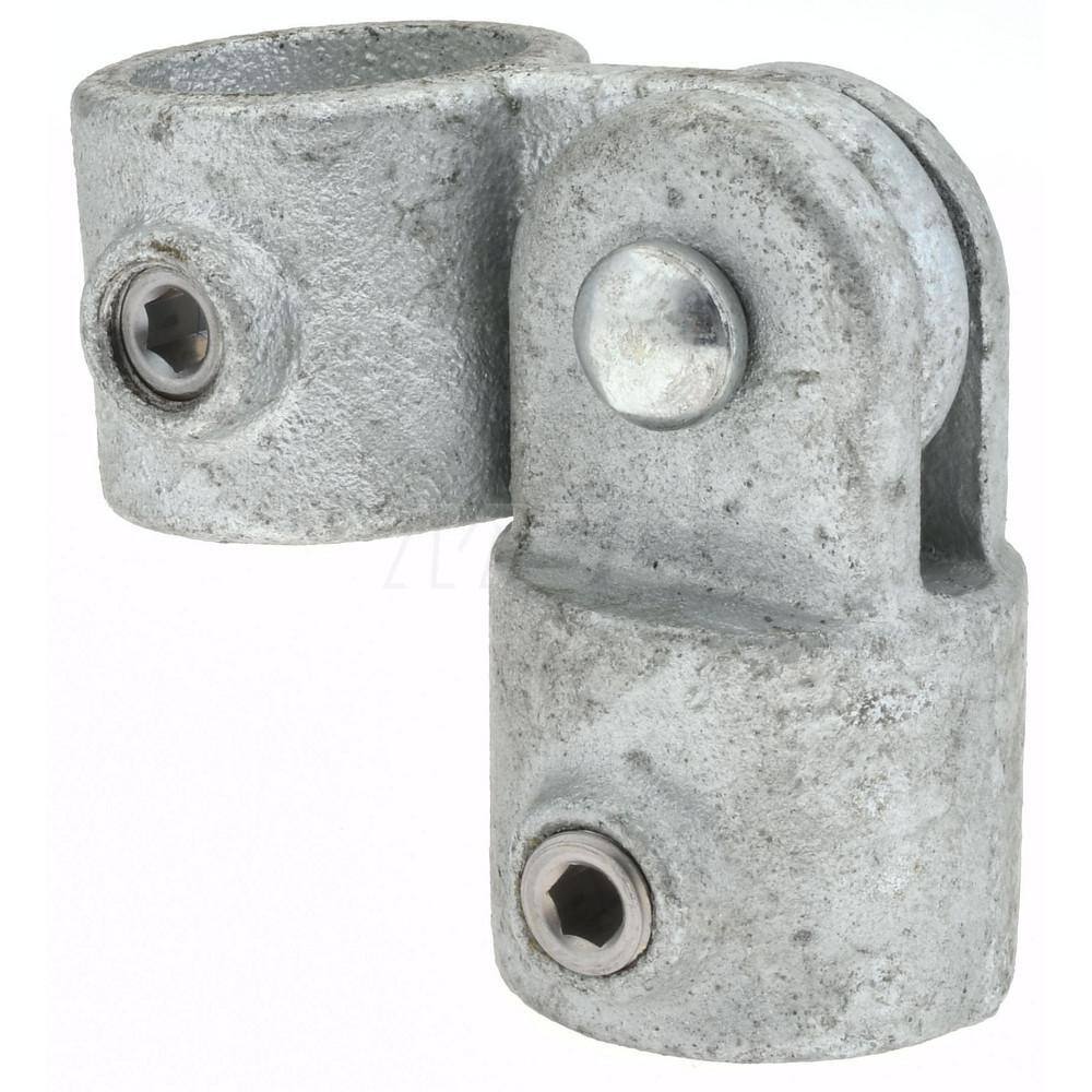PRO-SAFE Galvanized Structural Rail Fitting: Single Swivel Socket for 1" Pipe