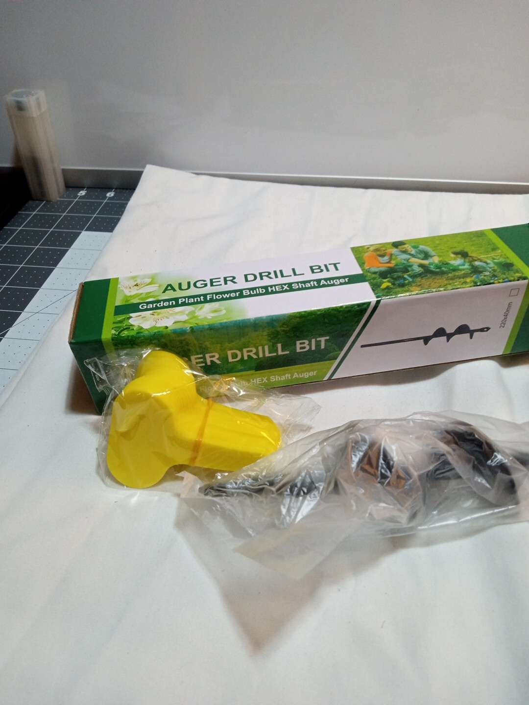 Auger Drill bit garden plant flower hulb hex shaft auger Plants fall seeds, Tags